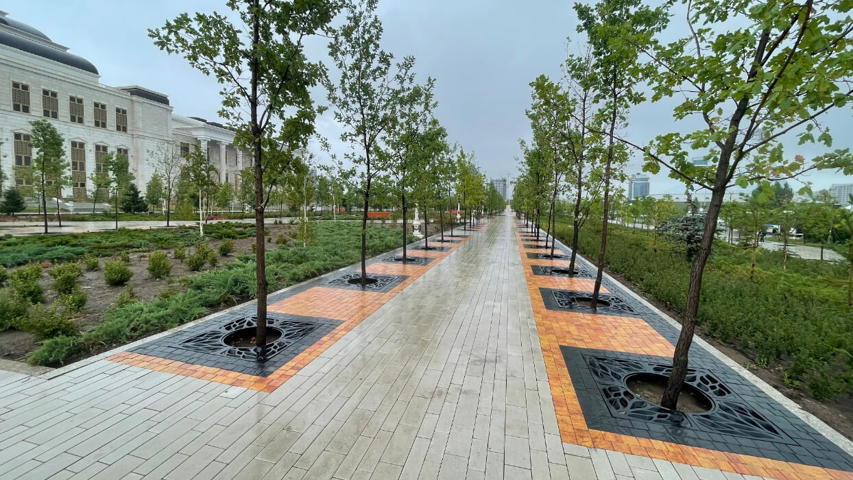 Приствольная решетка для дерева ZKING CRUST 1.2х1.2м Черная в Великих Луках фото