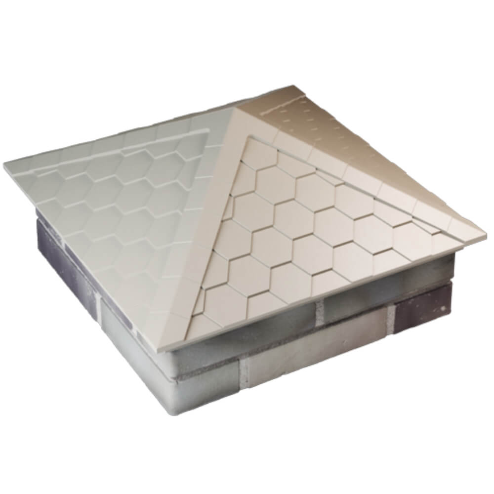 Колпак Zking Эверест Бежевый на столб 2х2 кирпича (535х535мм) Великие Луки фото