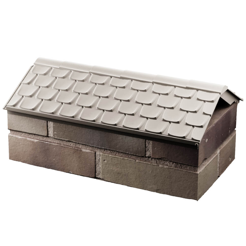 Парапет Zking Эльбрус Бежевый с посадкой на 1 кирпич (255мм) в Великих Луках фото