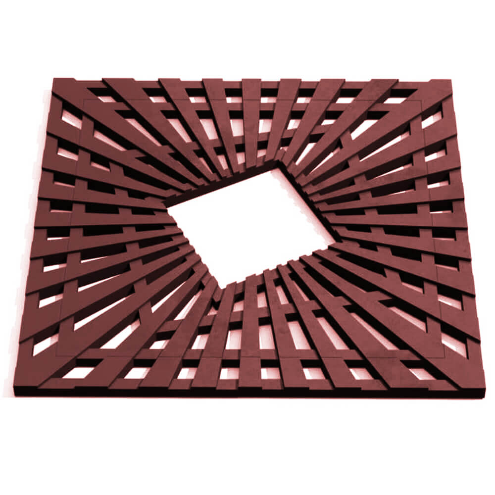 Приствольная решетка для дерева ZKING ATMOSPHERE 1.2х1.2м Коричневая Великие Луки фото