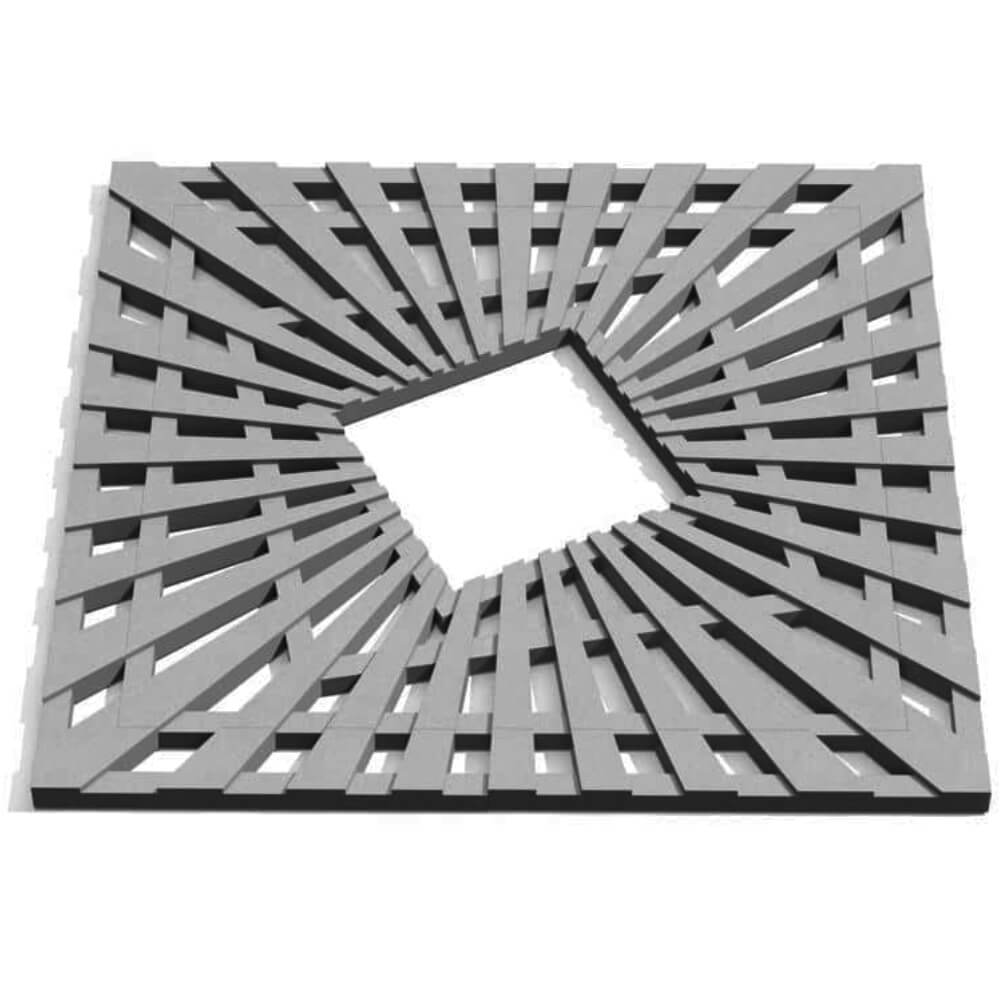 Приствольная решетка для дерева ZKING ATMOSPHERE 1.2х1.2м Серая Великие Луки фото