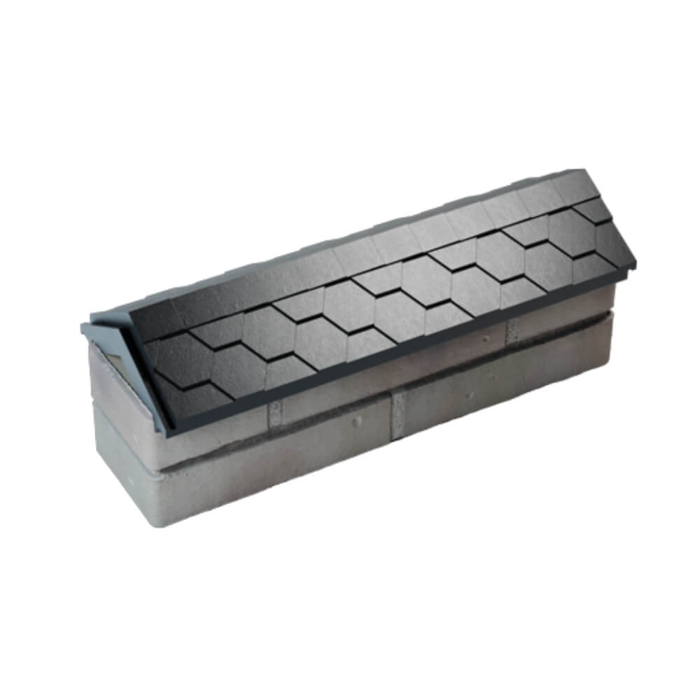 Парапет Zking Эверест Черный с посадкой на 0.5 кирпича (130мм) в Великих Луках фото