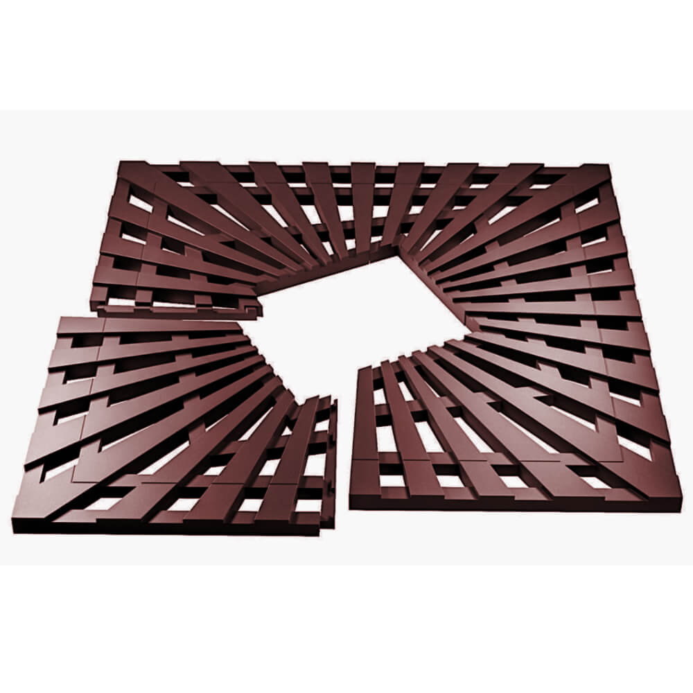 Приствольная решетка для дерева ZKING ATMOSPHERE 1.2х1.2м Коричневая в Великих Луках фото