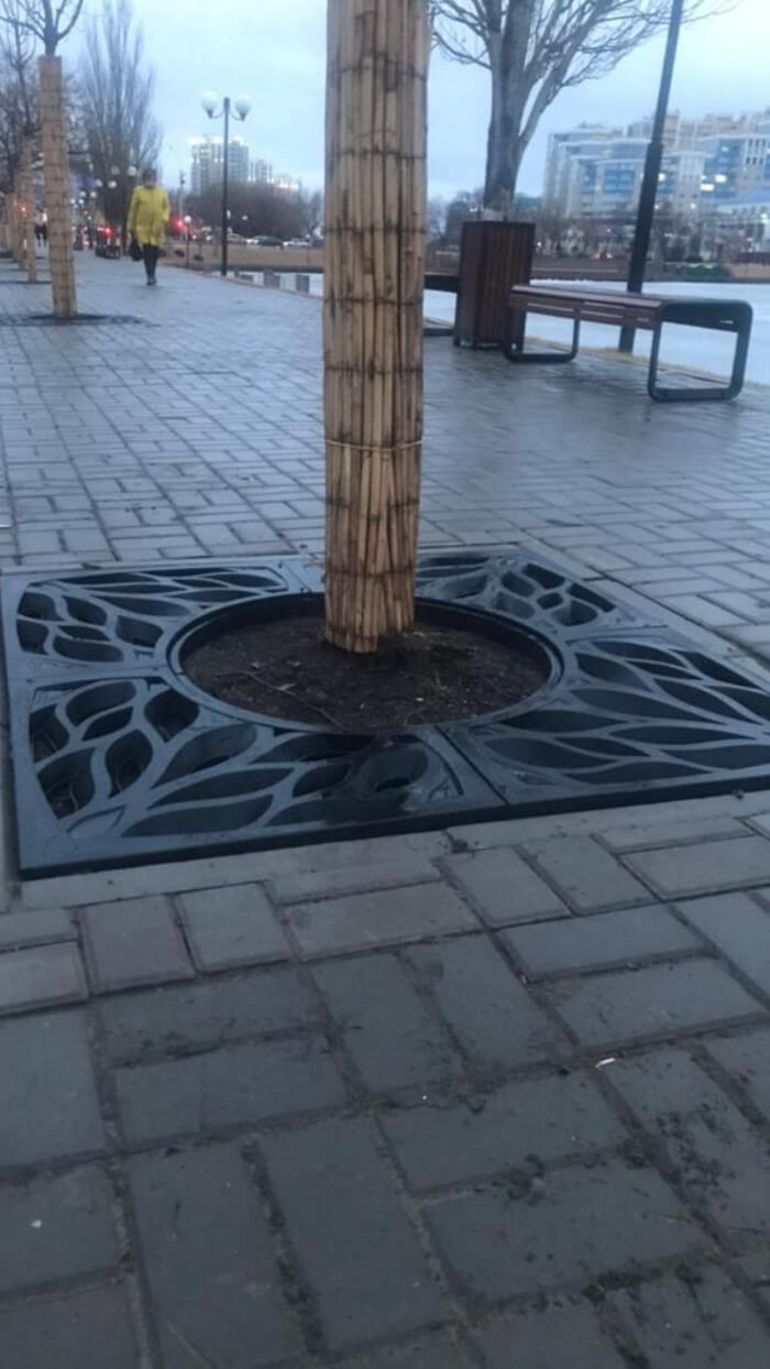 Приствольная решетка для дерева ZKING CRUST 1.2х1.2м Черная в Великих Луках фото