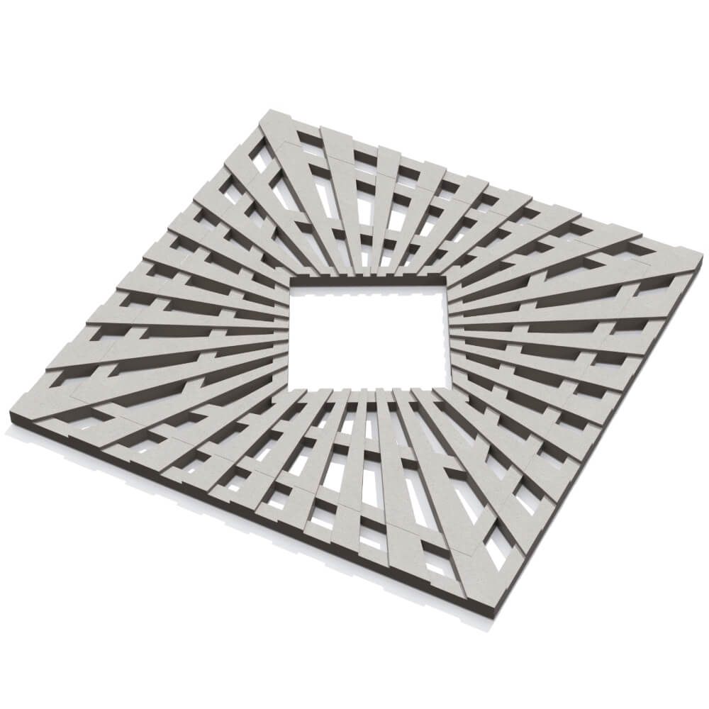 Приствольная решетка для дерева ZKING ATMOSPHERE 1.2х1.2м Бежевая в Великих Луках фото