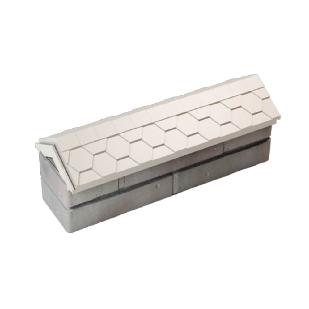 Парапет Zking Эверест Бежевый с посадкой на 0.5 кирпича (130мм) в Великих Луках фото