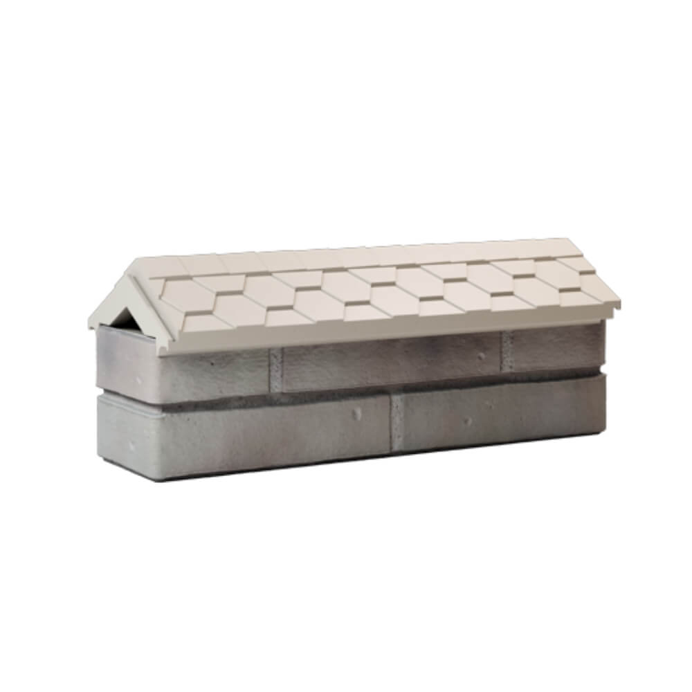 Парапет Zking Эверест Бежевый с посадкой на 0.5 кирпича (130мм) Великие Луки фото