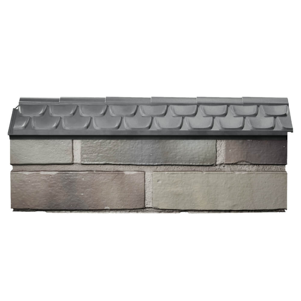 Парапет Zking Эльбрус Серый с посадкой на 0.5 кирпича (130мм) в Великих Луках фото
