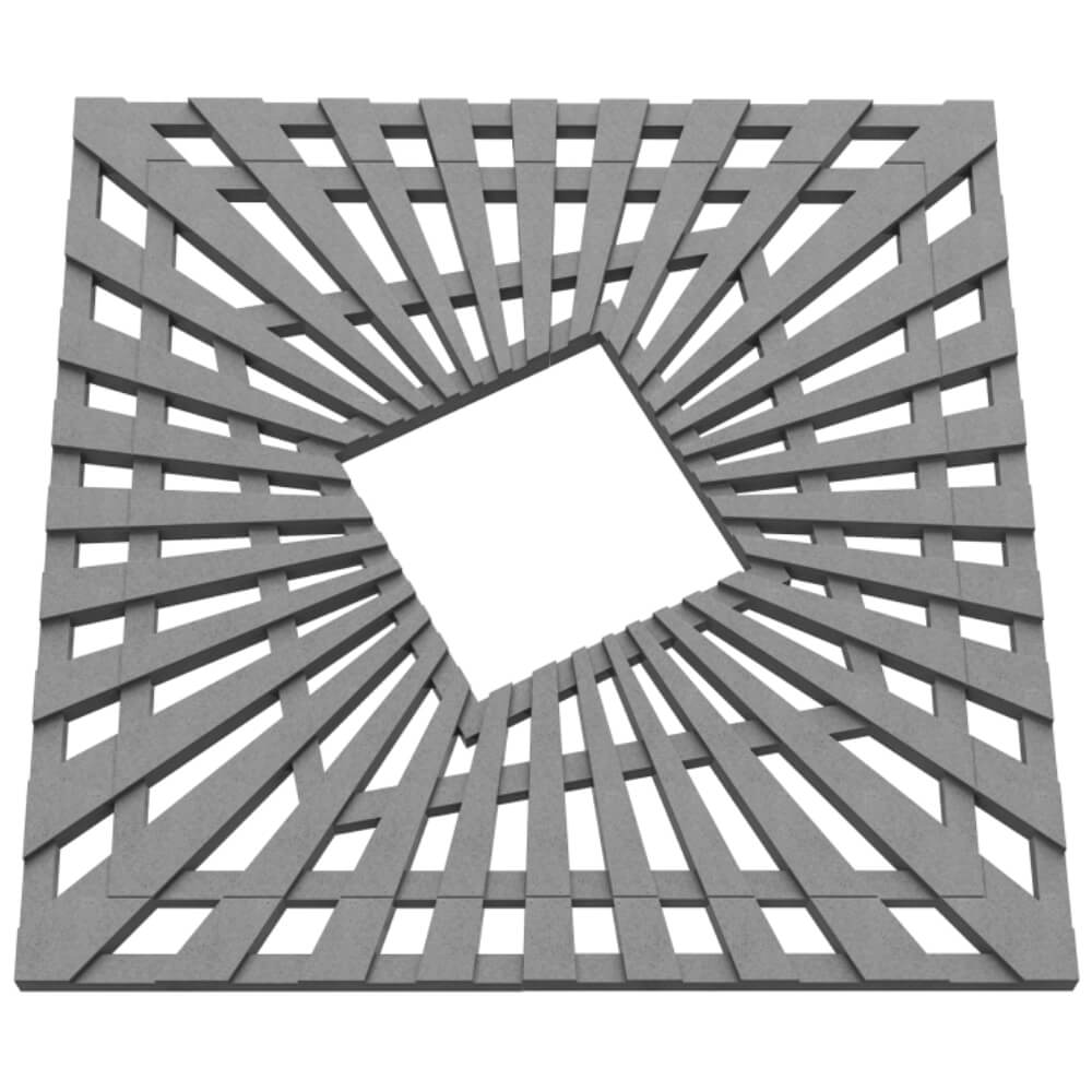 Приствольная решетка для дерева ZKING ATMOSPHERE 1.2х1.2м Серая в Великих Луках фото