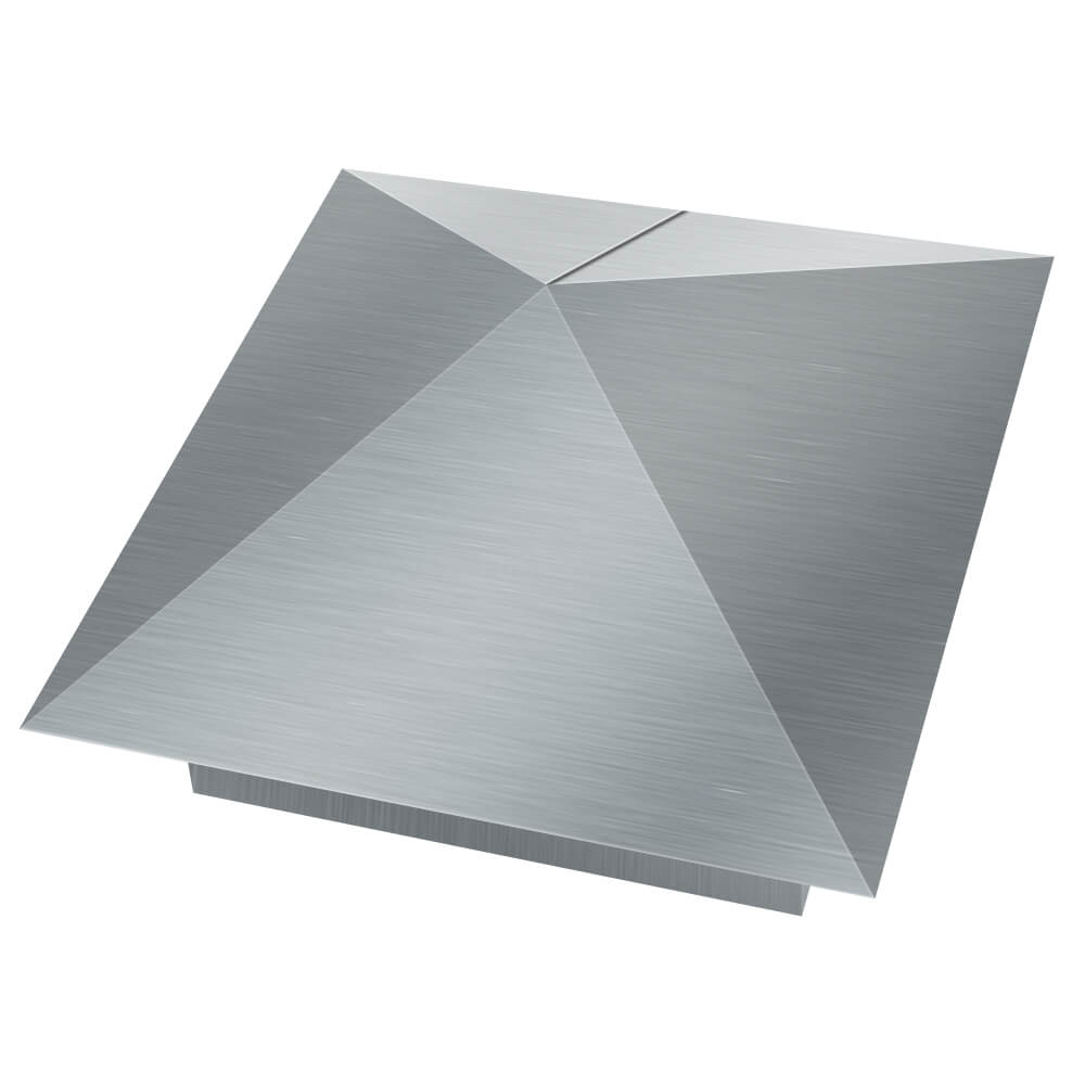 Колпак металлический 380х380мм оцинкованный заборный Великие Луки фото