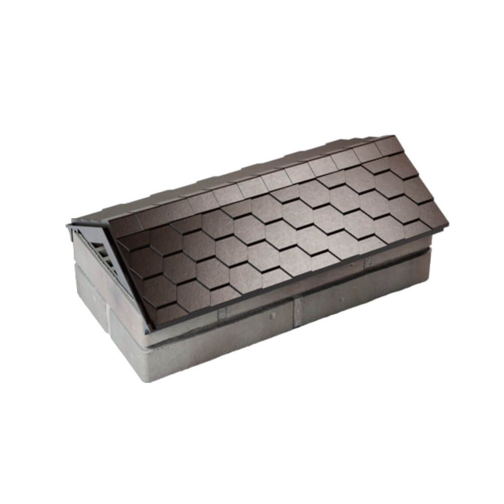 Парапет Zking Эверест Коричневый с посадкой на 1 кирпич (200/225/255мм) в Великих Луках фото