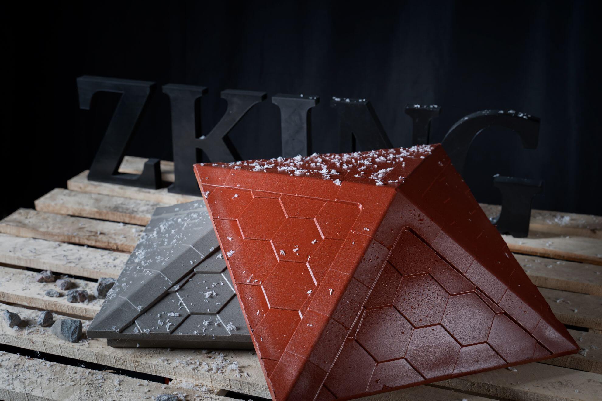 Колпак Zking Эверест Красный на столб 1.5х1.5 кирпича (390х390мм) в Великих Луках фото