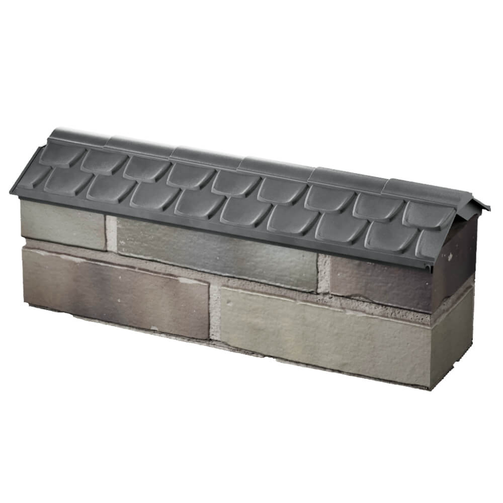 Парапет Zking Эльбрус Серый с посадкой на 0.5 кирпича (130мм) в Великих Луках фото