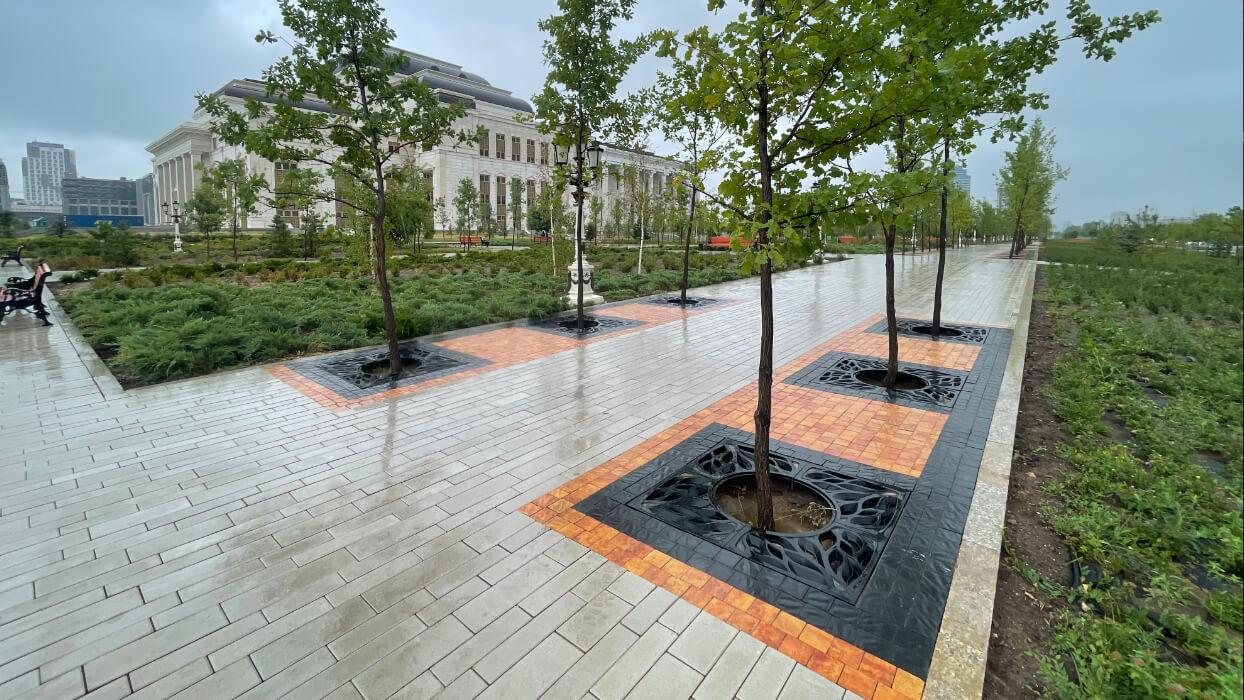 Приствольная решетка для дерева ZKING CRUST 1.2х1.2м Черная в Великих Луках фото