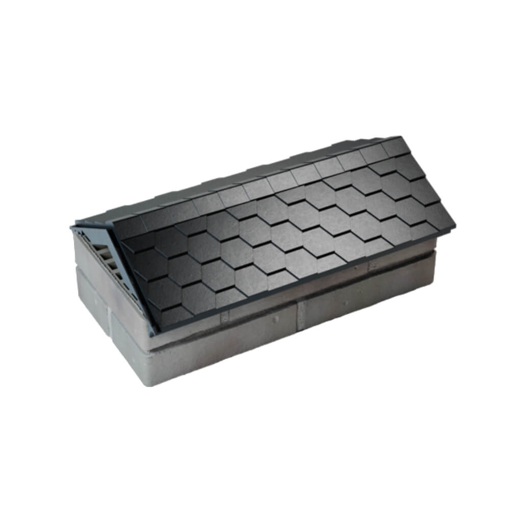 Парапет Zking Эверест Черный с посадкой на 1 кирпич (200/225/255мм) в Великих Луках фото