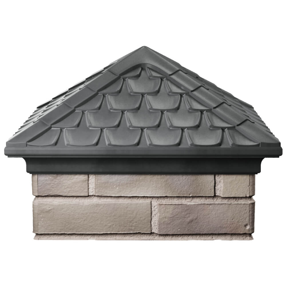 Колпак Zking Эльбрус Серый на столб 1.5х1.5 кирпича (385х385мм) Великие Луки фото