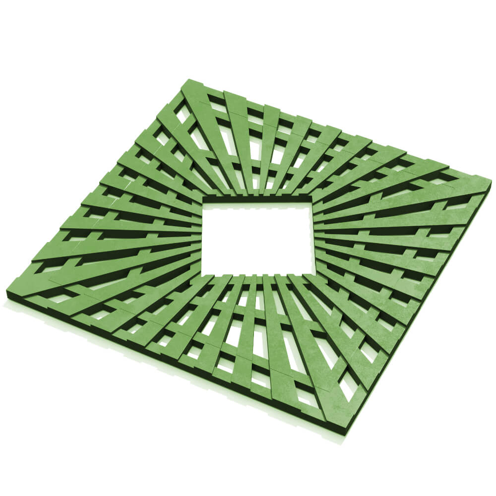 Приствольная решетка для дерева ZKING ATMOSPHERE 1.2х1.2м Зеленая в Великих Луках фото