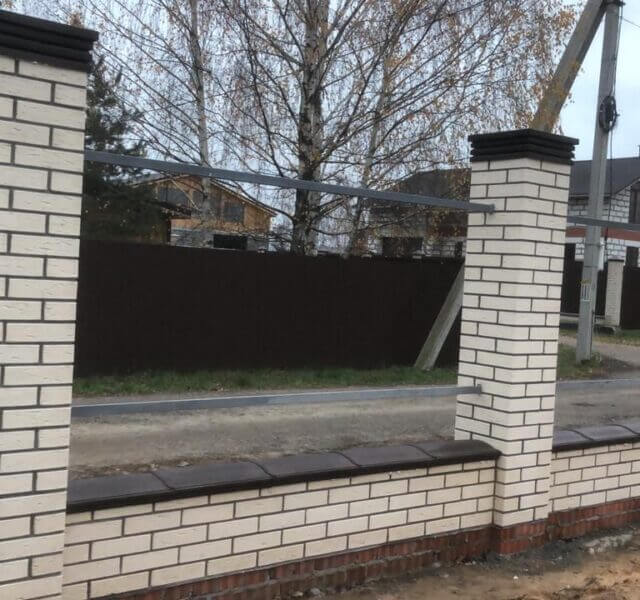 Колпак Zking Бона ХайТек Коричневый на столб 1.5х1.5 кирпича (385х385мм) в Великих Луках фото