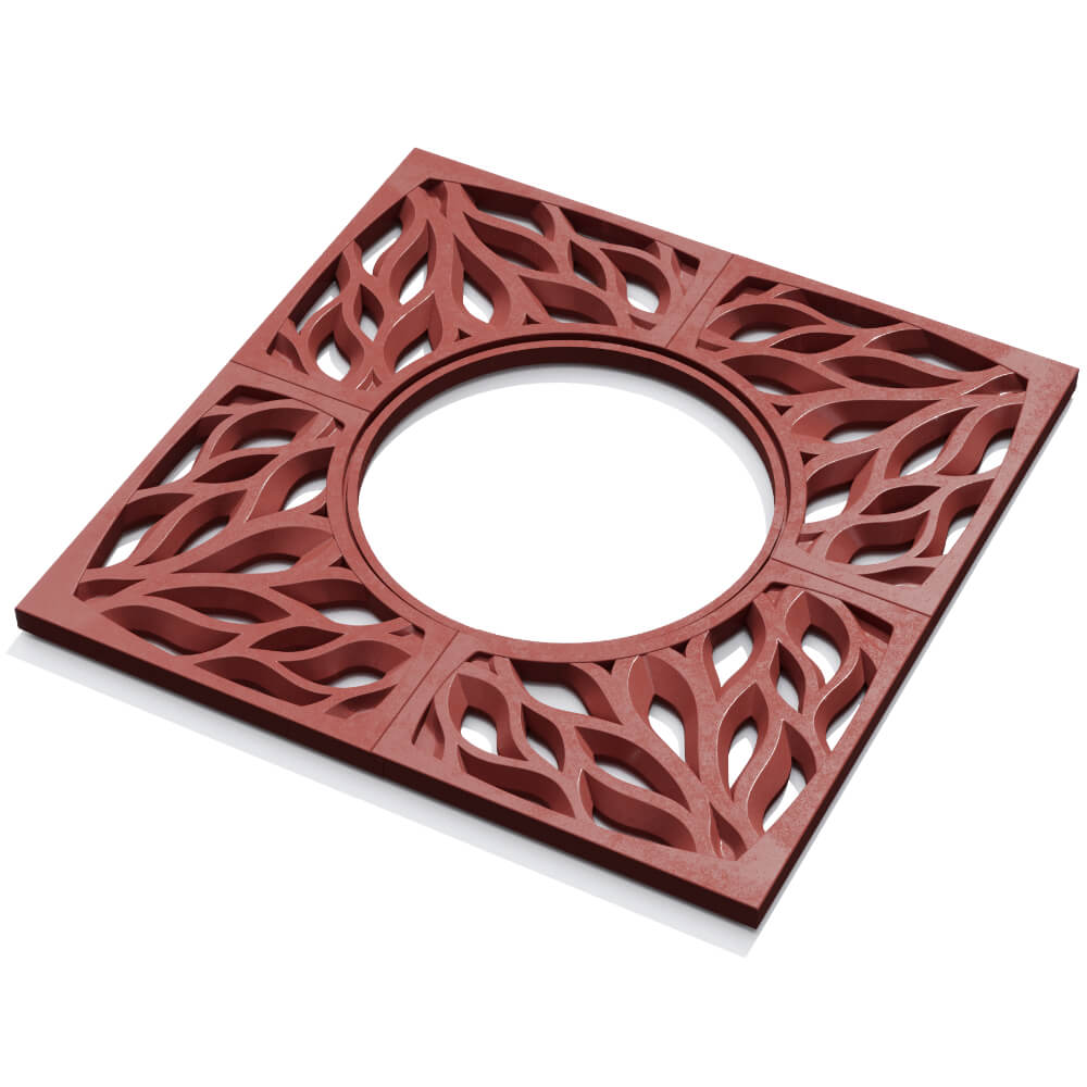 Приствольная решетка для дерева ZKING CRUST 1.2х1.2м Красная в Великих Луках фото