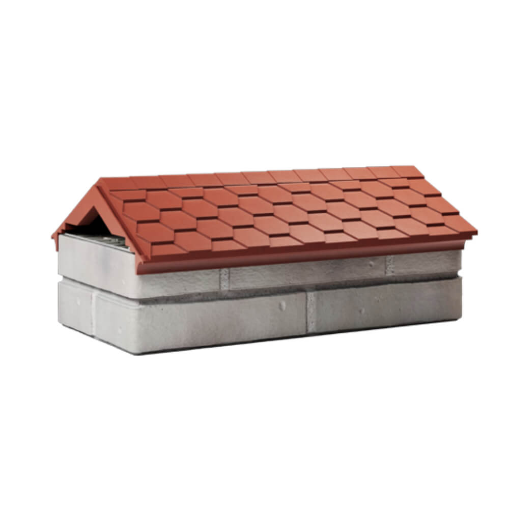 Парапет Zking Эверест Красный с посадкой на 1 кирпич (200/225/255мм) Великие Луки фото