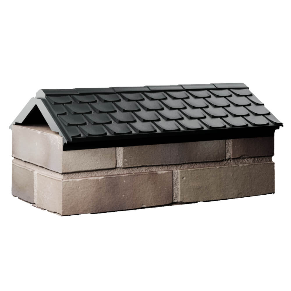 Парапет Zking Эльбрус Черный с посадкой на 1 кирпич (255мм) Великие Луки фото