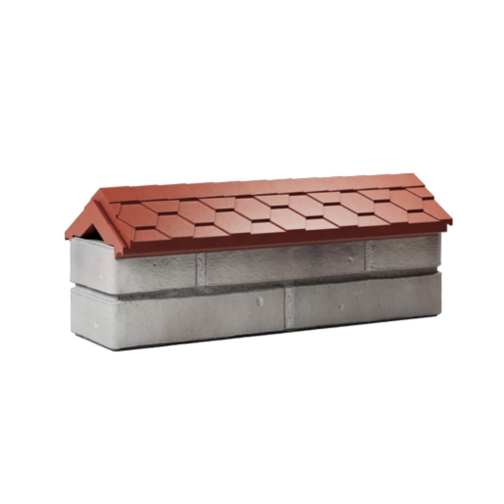 Парапет Zking Эверест Красный с посадкой на 0.5 кирпича (130мм) Великие Луки фото