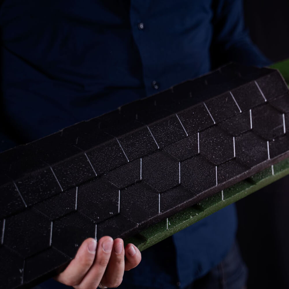 Парапет Zking Эверест Черный с посадкой на 1 кирпич (200/225/255мм) в Великих Луках фото