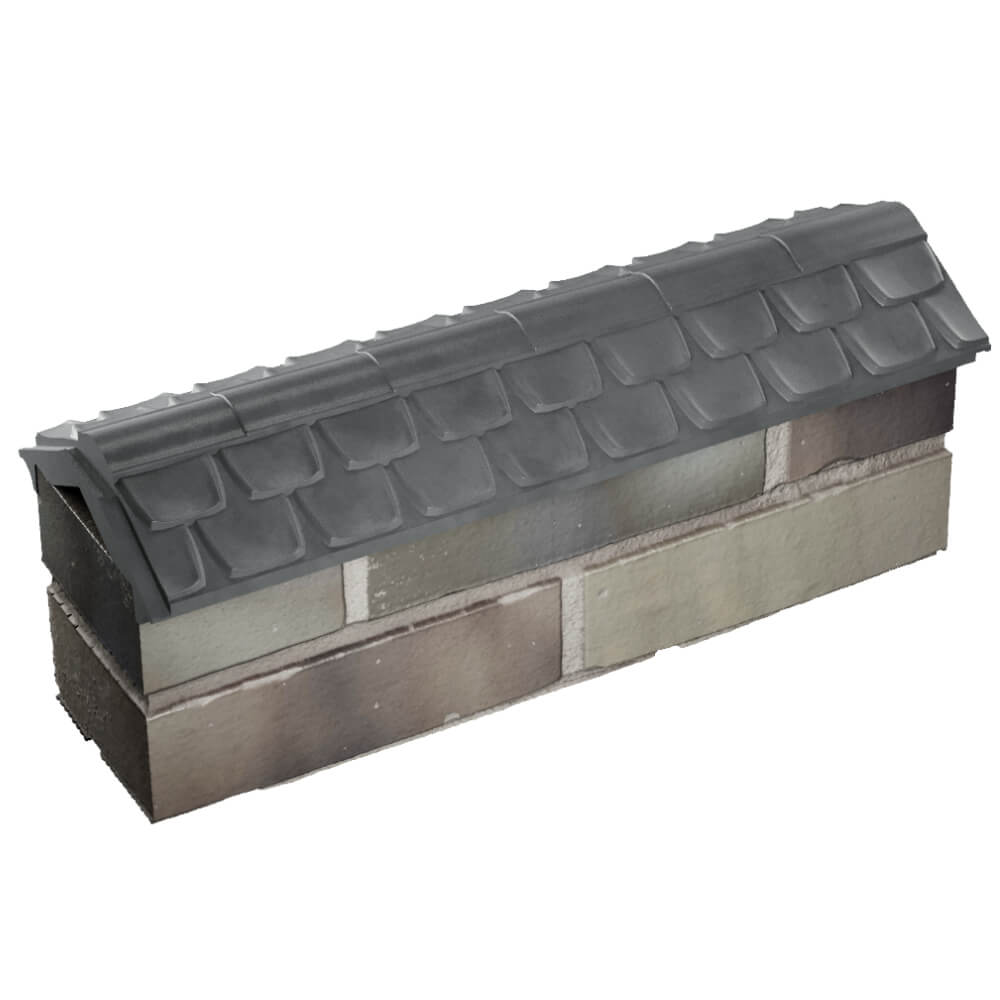 Парапет Zking Эльбрус Серый с посадкой на 0.5 кирпича (130мм) в Великих Луках фото