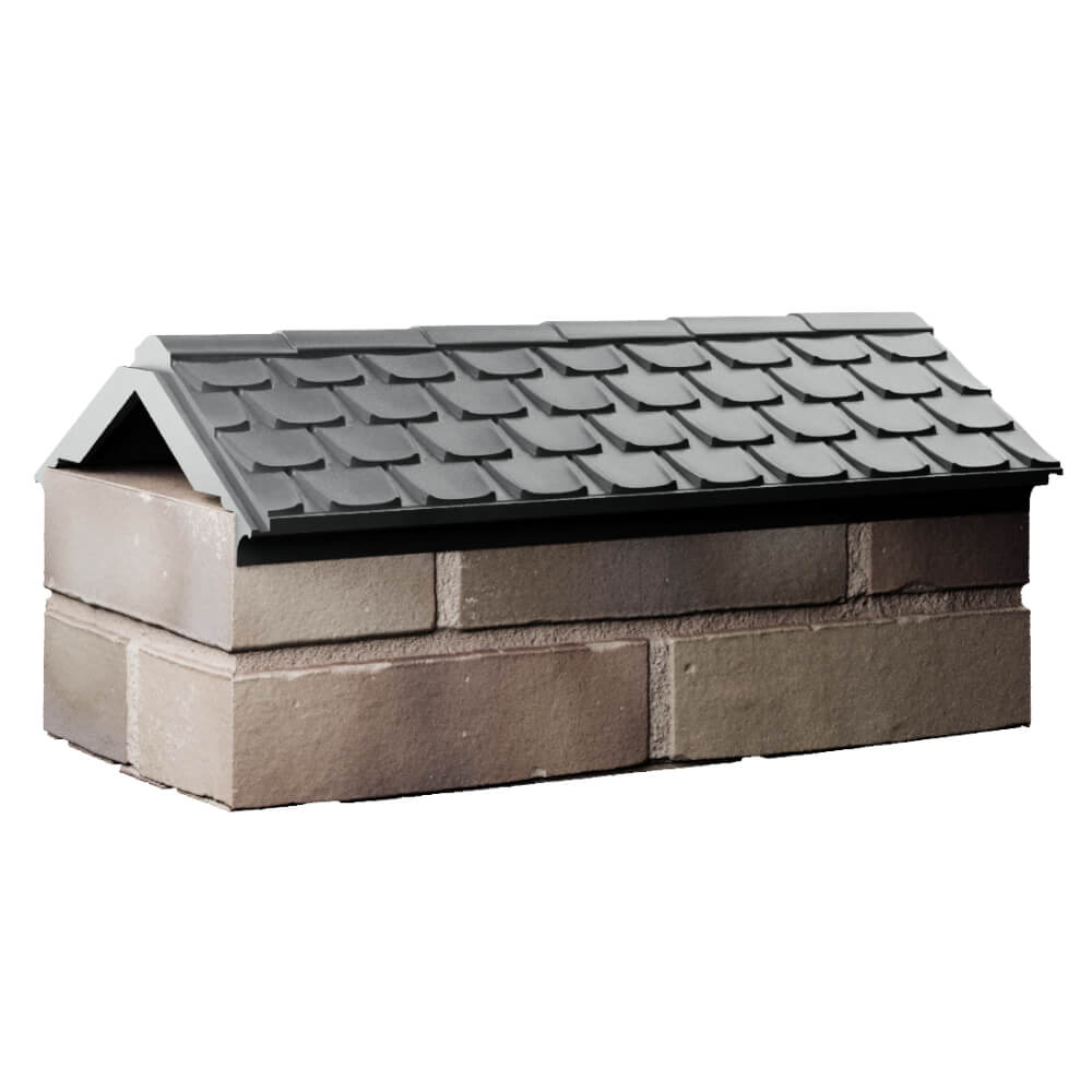 Парапет Zking Эльбрус Серый с посадкой на 1 кирпич (255мм) Великие Луки фото