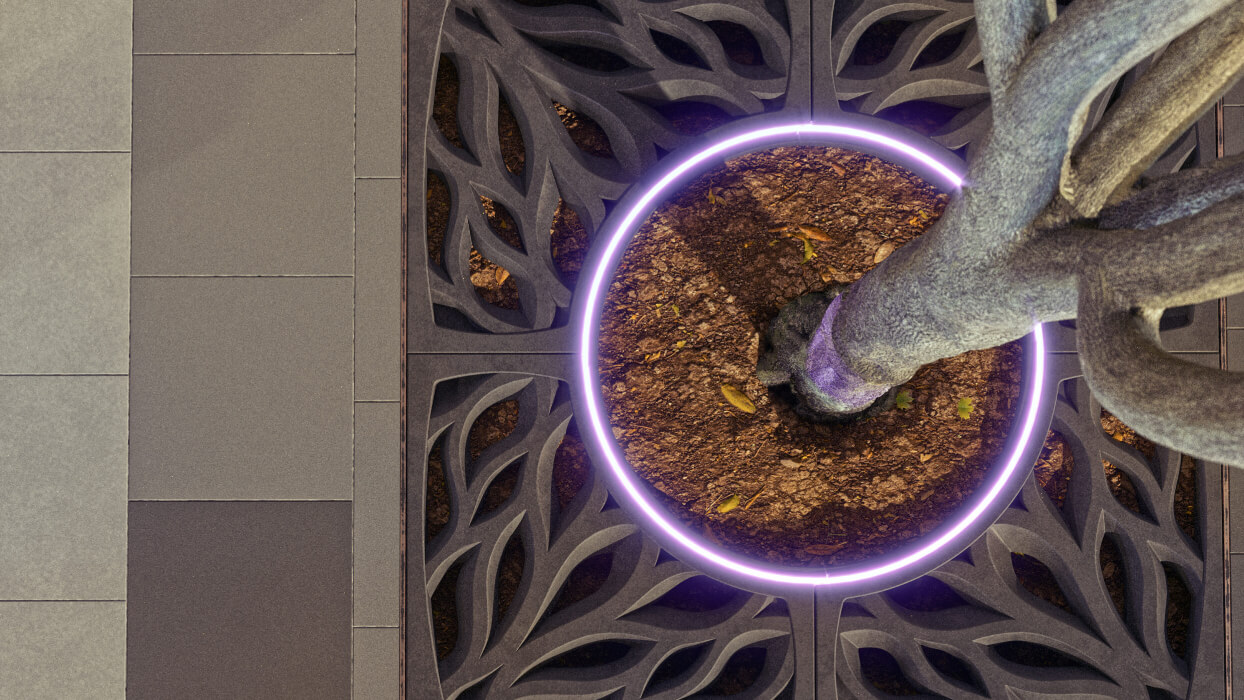 Приствольная решетка для дерева ZKING CRUST 1.2х1.2м Черная в Великих Луках фото