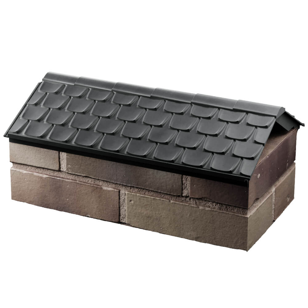 Парапет Zking Эльбрус Серый с посадкой на 1 кирпич (255мм) в Великих Луках фото