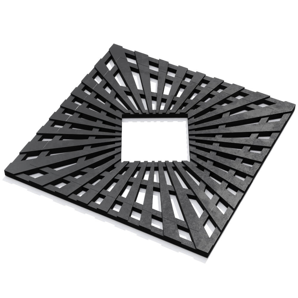 Приствольная решетка для дерева ZKING ATMOSPHERE 1.2х1.2м Черная в Великих Луках фото