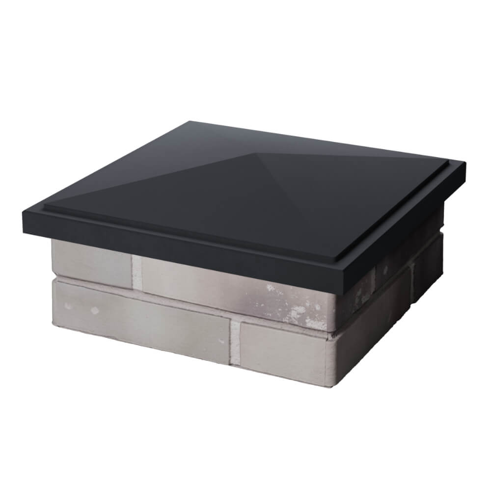 Колпак Zking БонаМоно Серый на столб 1.5х1.5 кирпича (385х385, 400х400мм) в Великих Луках фото