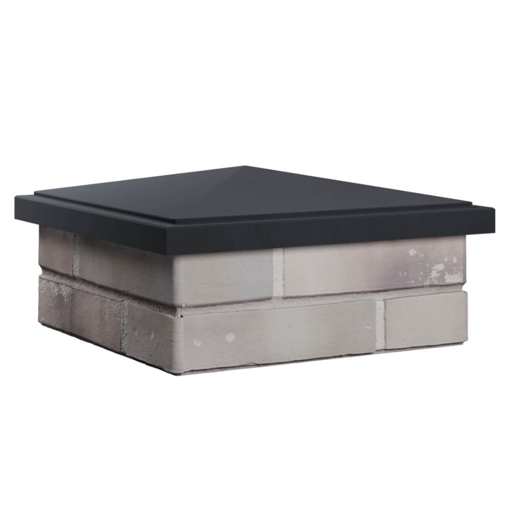 Колпак Zking БонаМоно Серый на столб 1.5х1.5 кирпича (385х385, 400х400мм) в Великих Луках фото