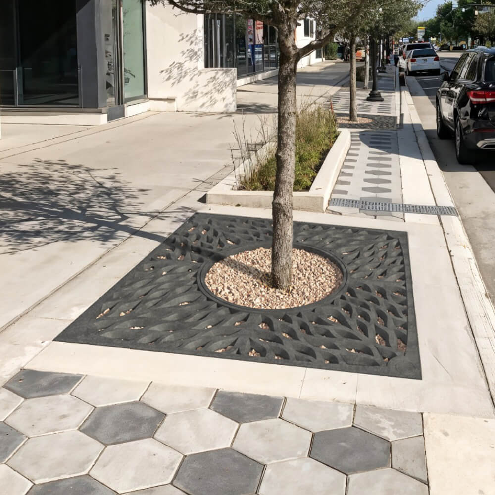 Приствольная решетка для дерева ZKING CRUST 2х2м Черная в Великих Луках фото