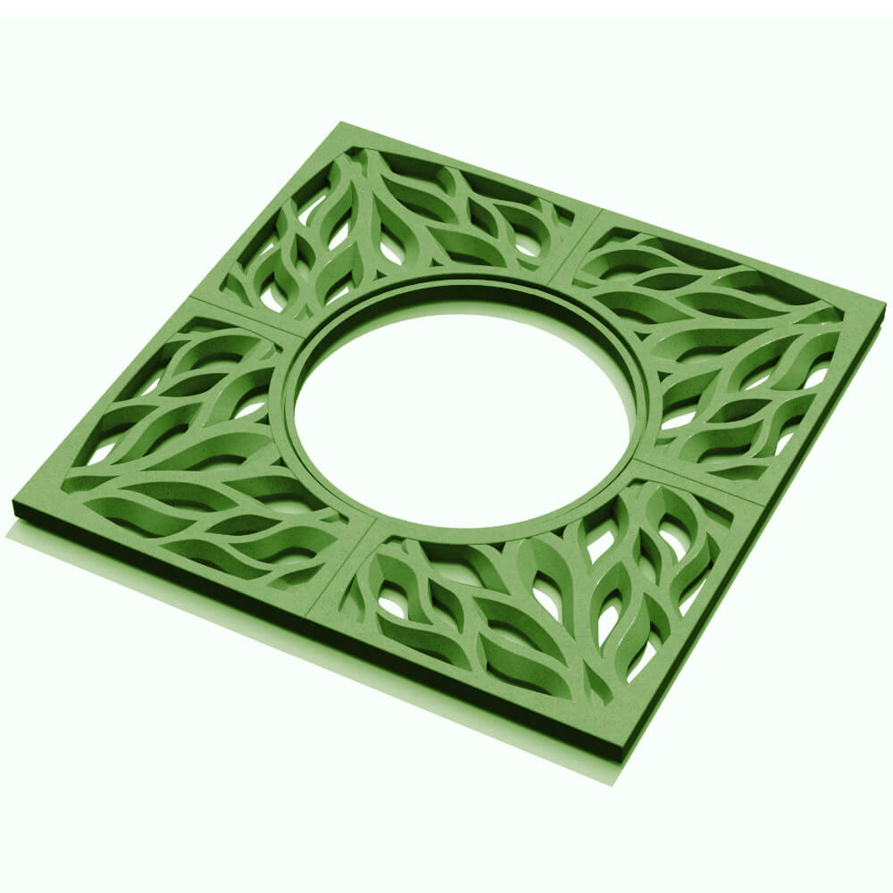 Приствольная решетка для дерева ZKING CRUST 1.2х1.2м Зеленая в Великих Луках фото