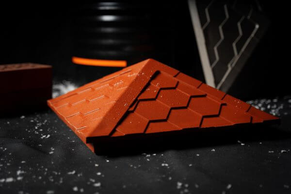 Колпак Zking Эверест Красный на столб 1.5х1.5 кирпича (390х390мм) в Великих Луках фото