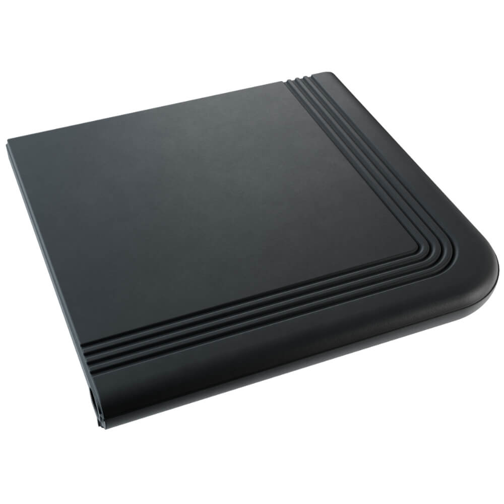 Ступень угловая Verona 340х340х20мм Серый