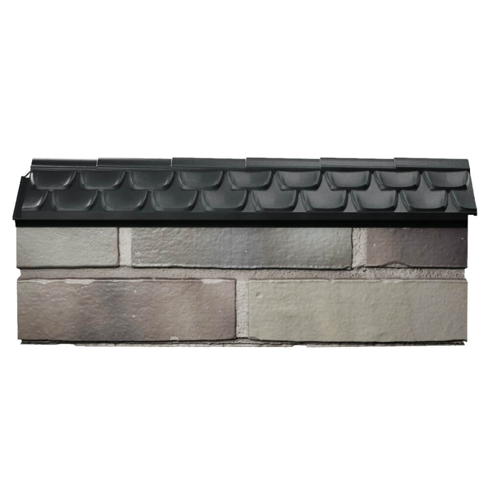 Парапет Zking Эльбрус Черный с посадкой на 0.5 кирпича (130мм) в Великих Луках фото